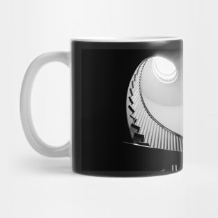 Black And White Spiral Staircase Mug